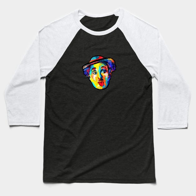 charlie chaplin Baseball T-Shirt by mailsoncello